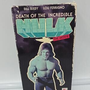 The Death of the Incredible‎ Hulk (VHS, 1992)